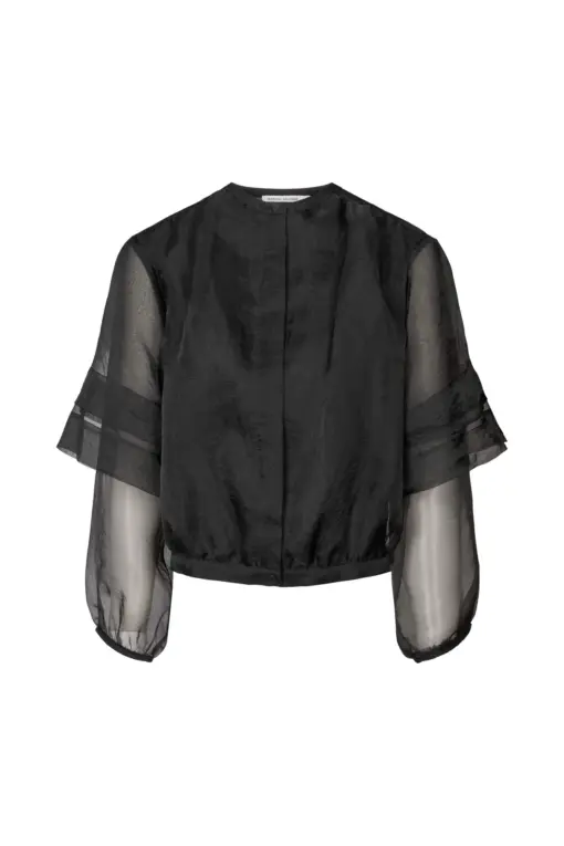 Rabens Saloner, Organza Layer Shirt Jacket, Everlyn - Image 6