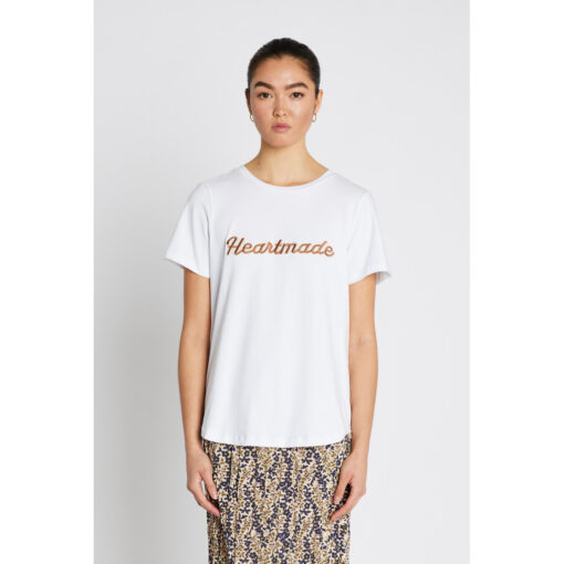 Heartmade - Efia logo T-shirt, White - Image 3