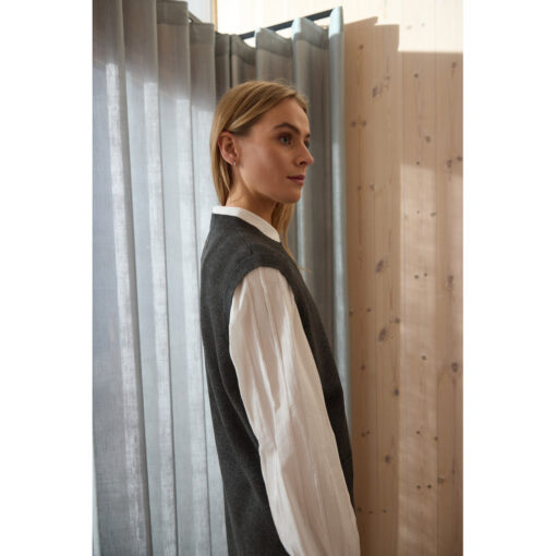 Heartmade - Kanro Knit Dress, Storm grey - Image 3