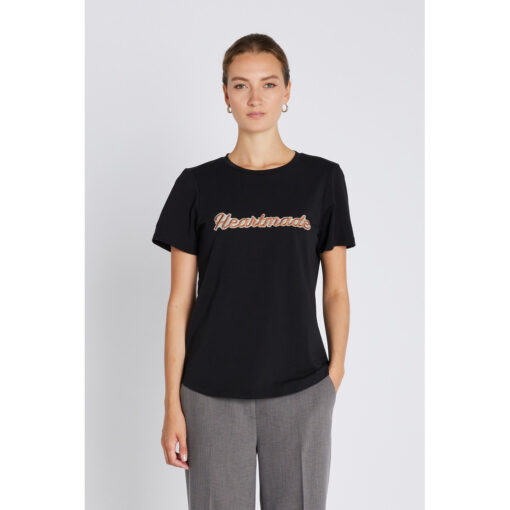 Heartmade – Efia logo T-shirt, Black - Image 5