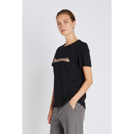 Heartmade – Efia logo T-shirt, Black - Image 4