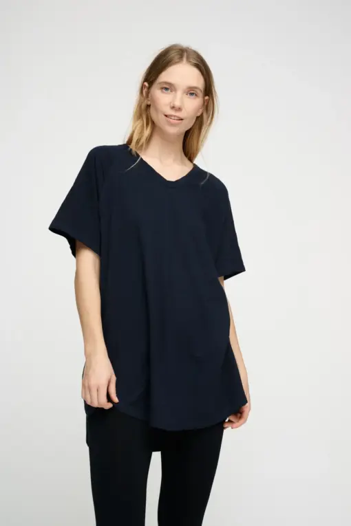 Moshi Moshi Mind – Favourite Tee, Dark Navy - Image 2