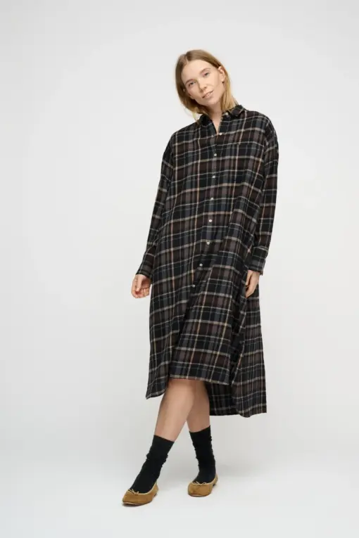 Moshi Moshi Mind - Floret Shirtdress Check - Image 2