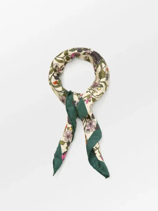 Becksøndergaard - Autumn Blackberry Sia Scarf, Birch White - Image 3