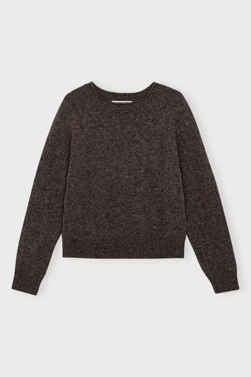 Care By Me – Eline Sweater, Dark Brown - Billede 5