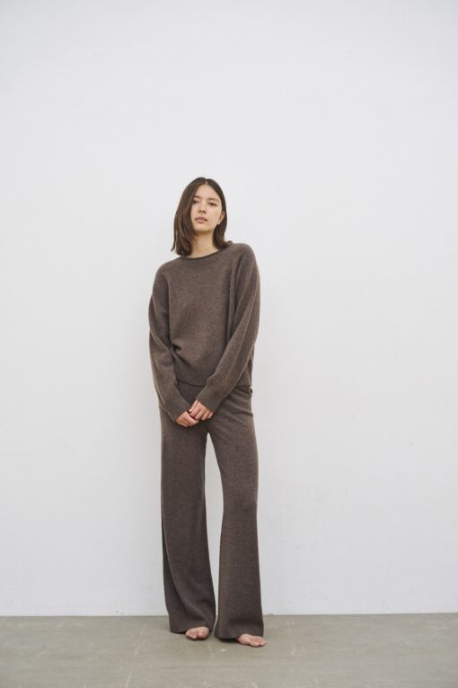 Care By Me – Eline Sweater, Dark Brown - Billede 4