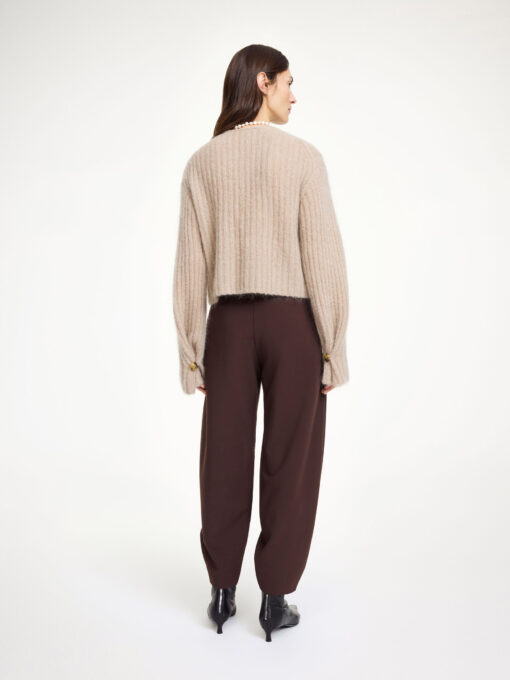 By Malene Birger - Cierrou rib cardigan, Cobblestone - Billede 3