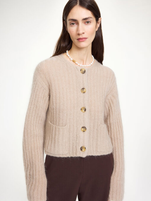 By Malene Birger - Cierrou rib cardigan, Cobblestone - Billede 2