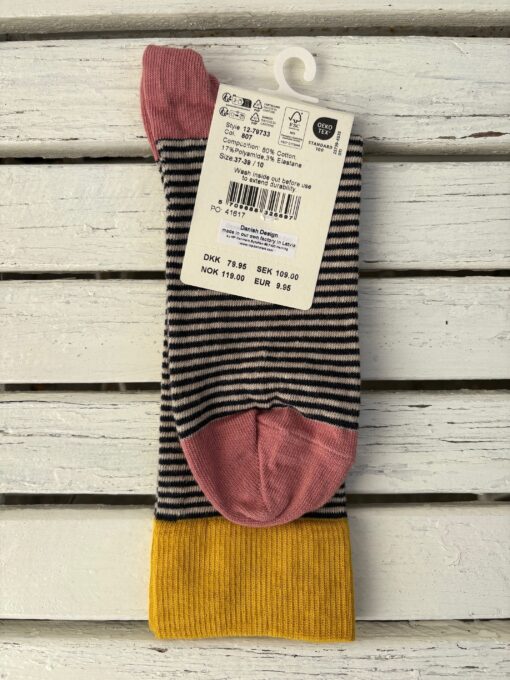 MP Denmark – Gerda Long Socks, Navy - Billede 5