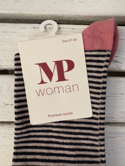 MP Denmark – Gerda Long Socks, Navy - Billede 4