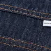 Detalje: tekstur og pasform på Mads Nørgaard Cosy Denim Bonnie Pants.
