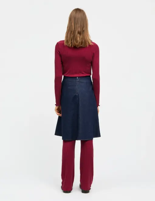 Mads Nørgaard - Cosy Denim Stelly Skirt - Billede 2
