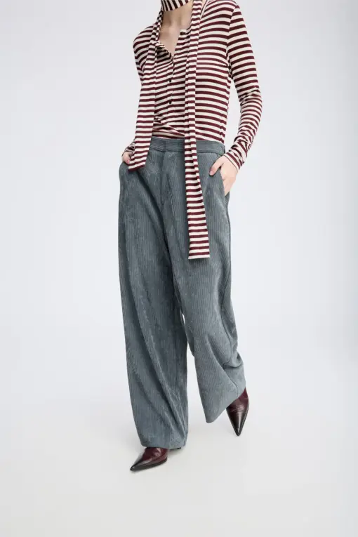 Munthe – Lelouis Pants, Charcoal - Billede 2