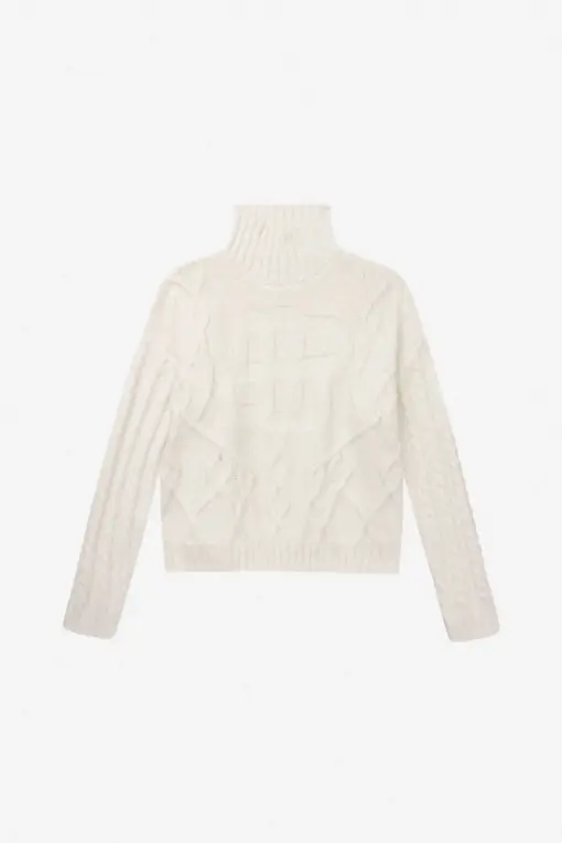 Munthe - Loganberry Knit, Ivory - Billede 3