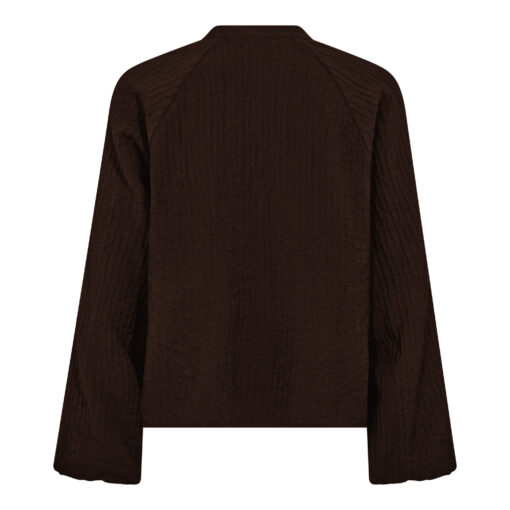 Co'Couture – Shinacc V-Blouse, Brun - Billede 2