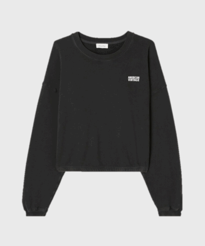 American Vintage – Izubird Sweatshirt, Vintage Licorice