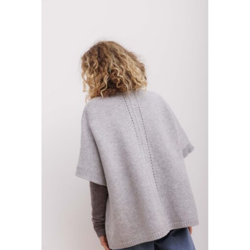 Beta Studios - Kristel Short Cape, Sand Melange - Billede 3