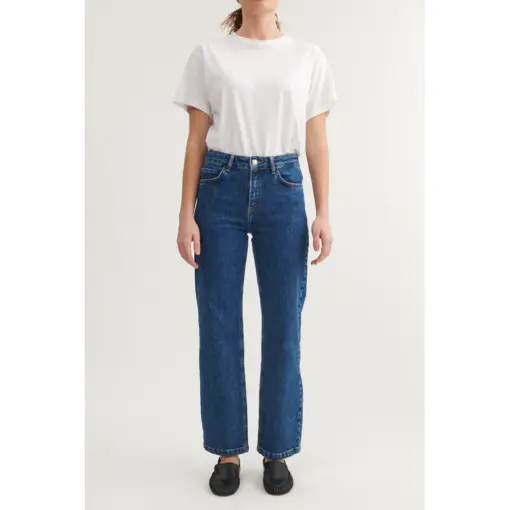 Basic Apparel – Elisa Jeans, Mid Blue - Billede 2