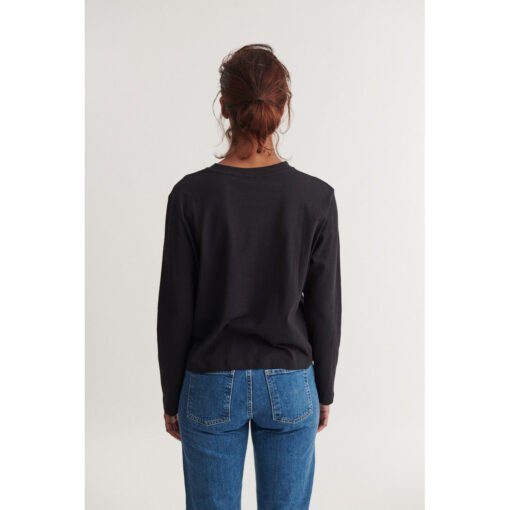Basic Apparel – Raja LS Trøje, Black - Billede 3