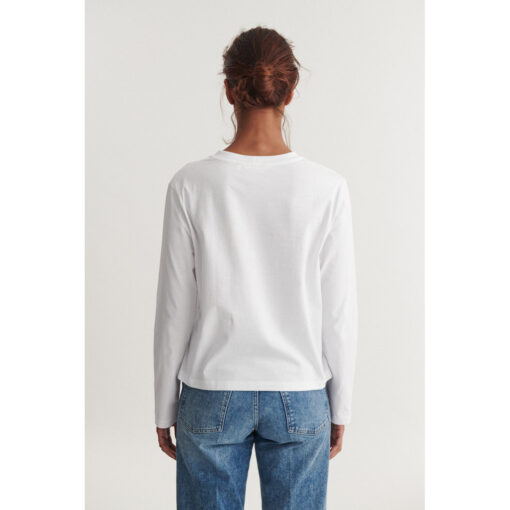 Basic Apparel – Raja LS Trøje, Hvid - Billede 3