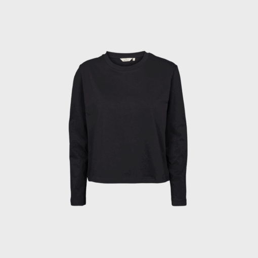 Basic Apparel – Raja LS Trøje, Black