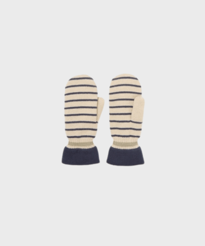 Becksöndergaard Thin Striped Mittens | Birch White – Merci-Give