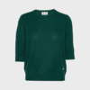 Anna Lady Sleeve cashmere sweater i farven Botanical Green – Beta Studios
