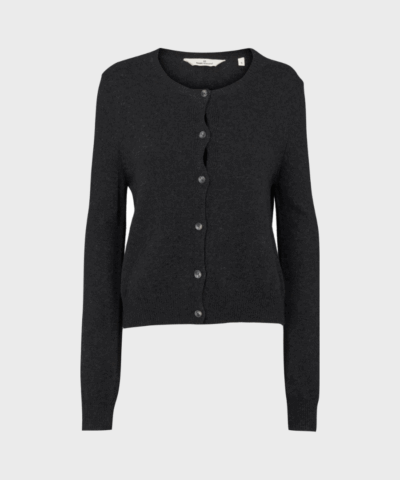 Basic Apparel – Cady Cardigan, Dark Grey Mel.