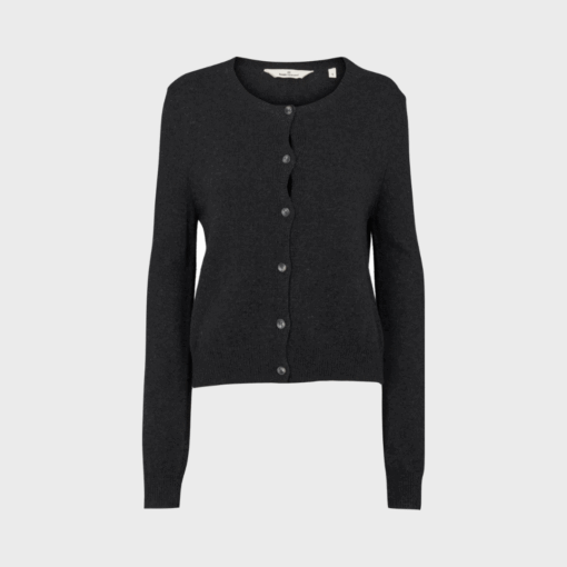 Basic Apparel – Cady Cardigan, Dark Grey Mel.