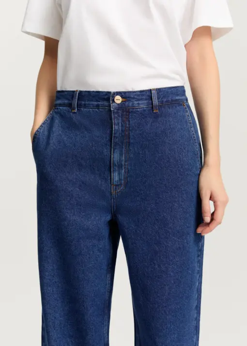 Aiayu - Carlo Midwaist Wide Jeans - Billede 4