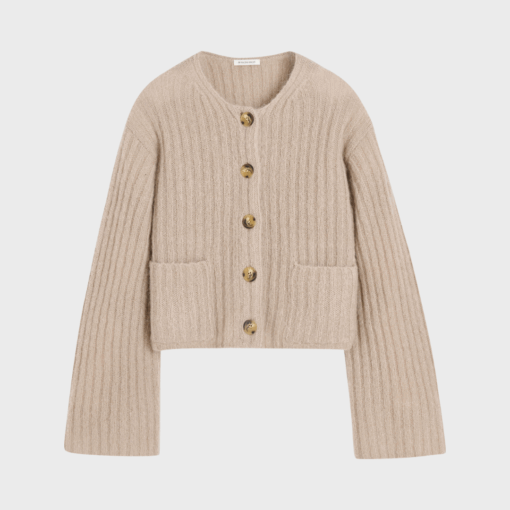 By Malene Birger - Cierrou rib cardigan, Cobblestone