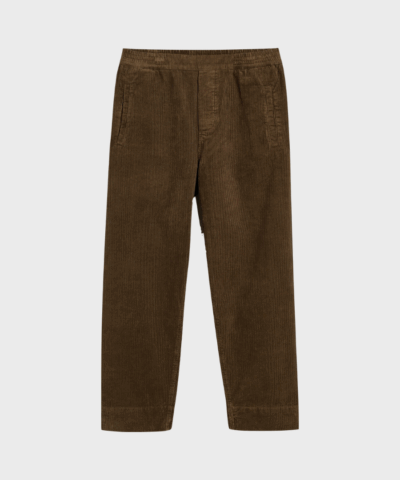 Aiayu Coco Pant i Bark – corduroy bukser i GOTS-certificeret økologisk bomuld med elastisk talje