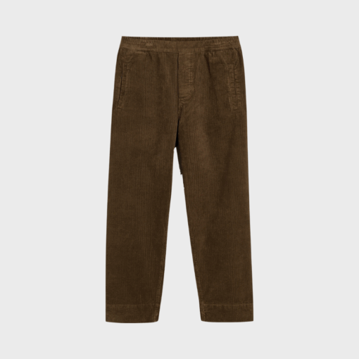 Aiayu Coco Pant i Bark – corduroy bukser i GOTS-certificeret økologisk bomuld med elastisk talje