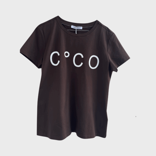 Co'couture - Coco Signature Tee, Dark Brown