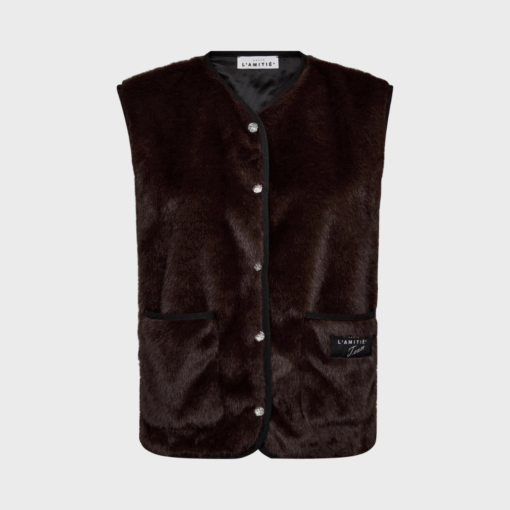 Haute L’amitié – Fur Tech Vest, Mocca
