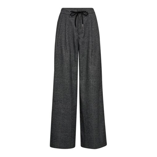 Haute L’amitié - Michelle Check Tailor Tie Pants, Grey - Billede 6