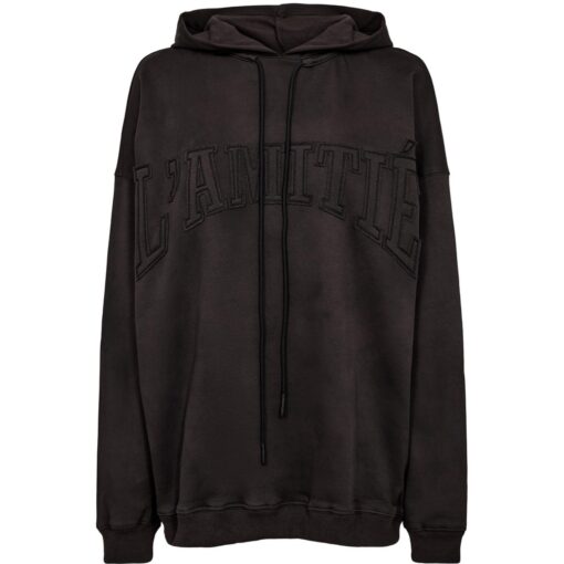Haute L’amitié - L'AMITIÉ Application Hoodie, Dark Grey - Billede 2