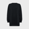Sort oversized sweatshirt med jacquardlogo fra Hype the Detail
