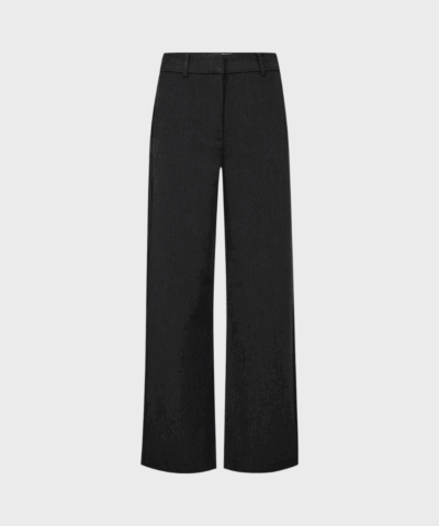 Andrea Wide Pant – grå bukser fra IVY Copenhagen med høj talje og vide ben.