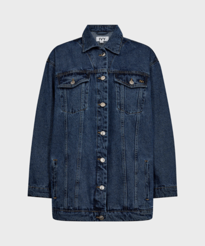 IVY Copenhagen Augusta Oversize Jacket – Wash Waterford denimjakke med brystlommer
