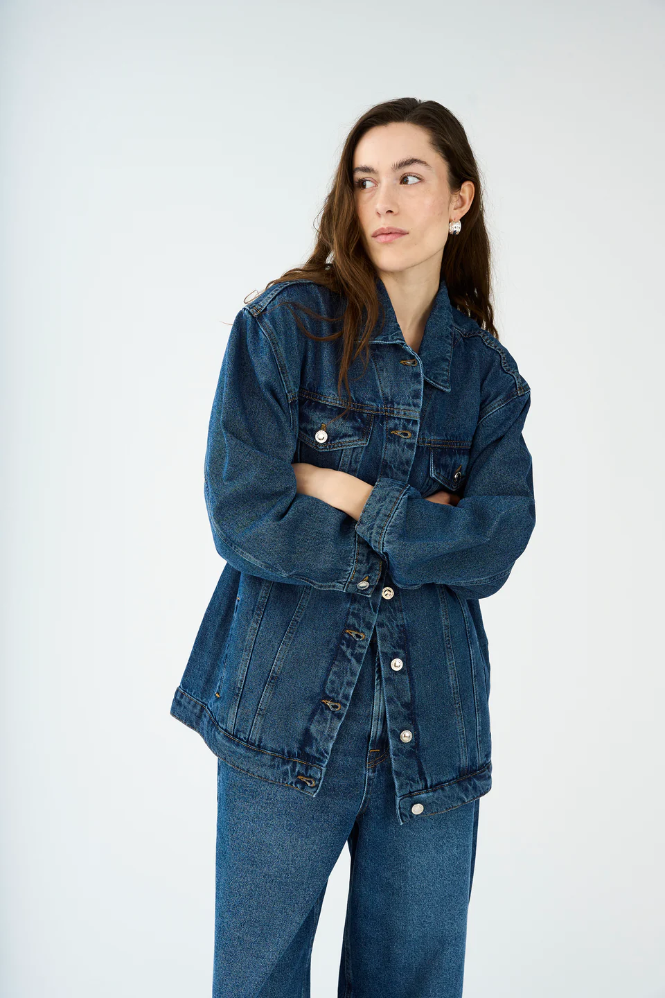 IVY - Augusta Oversize Jacket, Wash Waterford - Billede 3