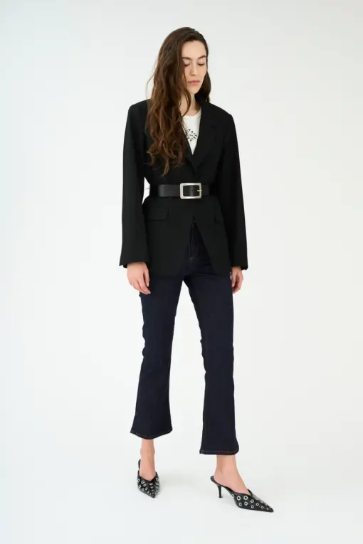 IVY - Johanna Kick Flare Jeans, Wash Rinse Vicky - Billede 3