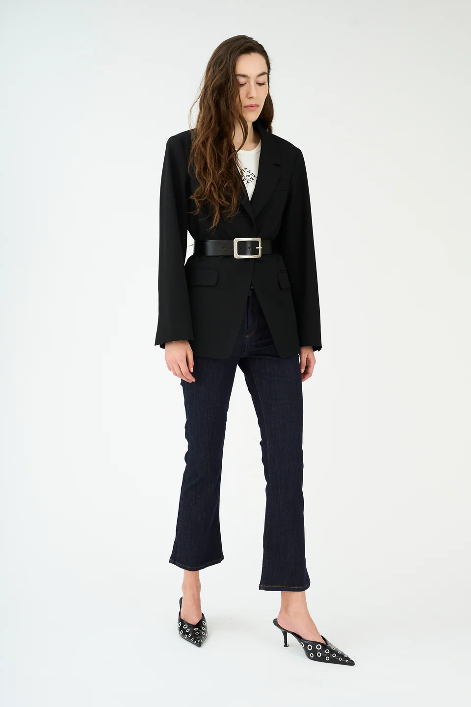 IVY - Johanna Kick Flare Jeans, Wash Rinse Vicky - Billede 3