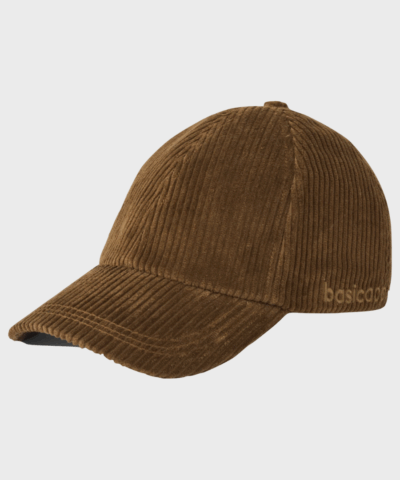 Isa Cap i Desert Palm – bomuldsfløjlskasket med broderet logo.