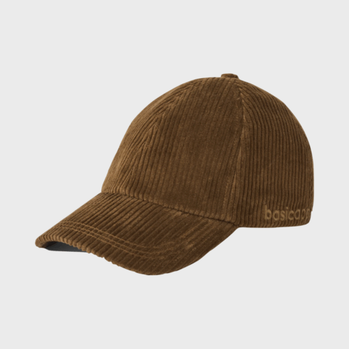 Isa Cap i Desert Palm – bomuldsfløjlskasket med broderet logo.