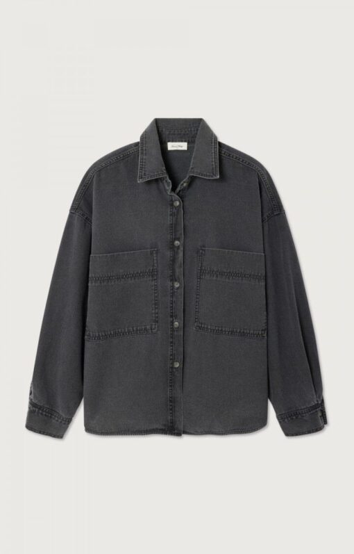 American Vintage – Jazy shirt, Black - Billede 4