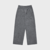 LeLouis Pants fra MUNTHE – brede fløjlsbukser i charcoal med lommer og bæltestropper