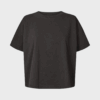 Margot Cropped T-shirt – sort oversized t-shirt i økologisk bomuld fra Rabens Saloner
