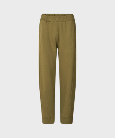 Nono sweat pants i dark olive – slugger baggy bukser i økologisk bomuld fra Rabens Saloner
