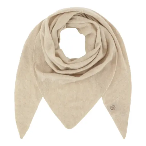 Beta Studios - Andrea Triangle Scarf - Sand Melange - Billede 3